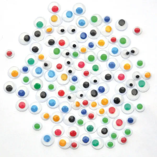 Playbox: Occhi decorativi colorati confezione da 600 pezzi immagine 1