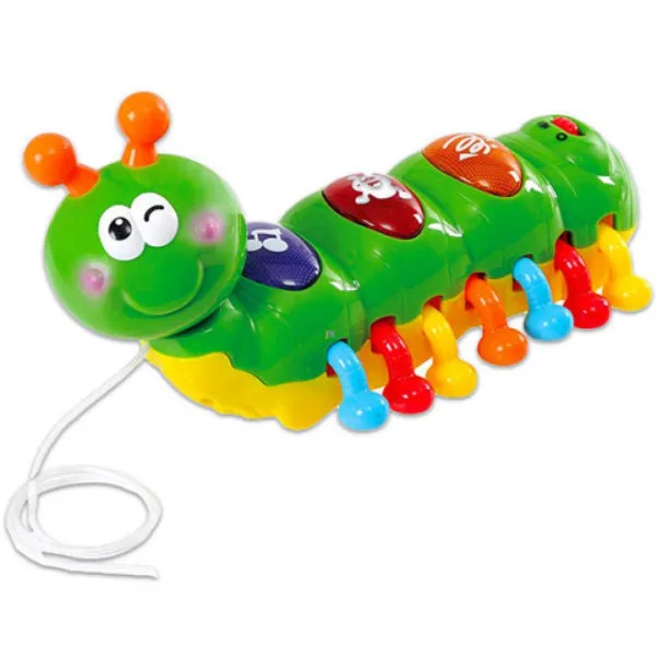Playgo: Bruco musicale trainabile per bambini immagine 2