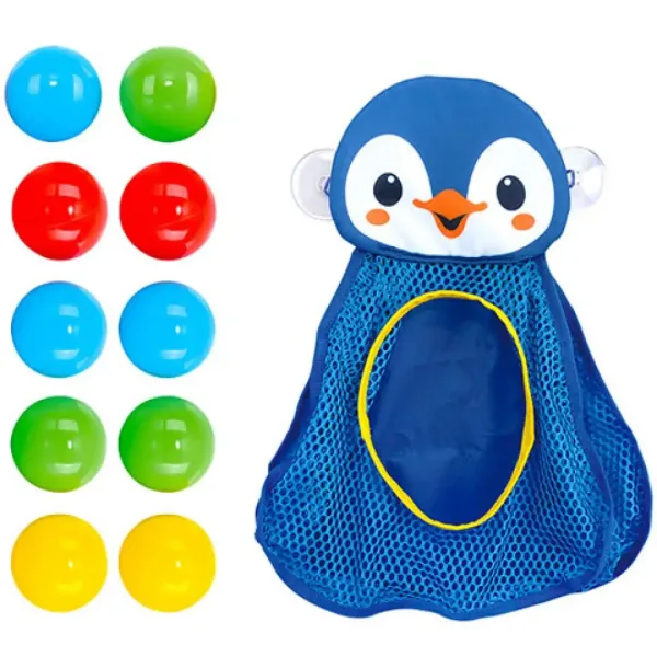 Playgo: Gioco da bagno raccogli palline con pinguini immagine 2