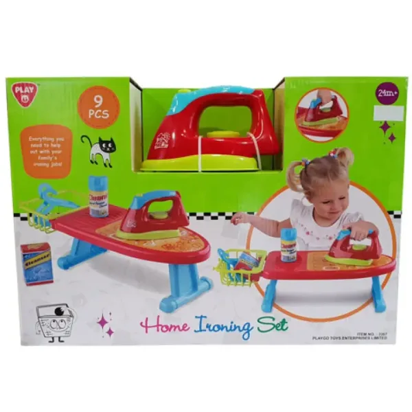 Playgo: Set da stiro colorato con accessori immagine 1