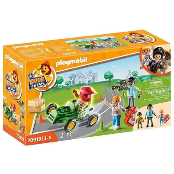 Playmobil: Duck on Call Missione di Soccorso incidente di gara (70919) immagine 1