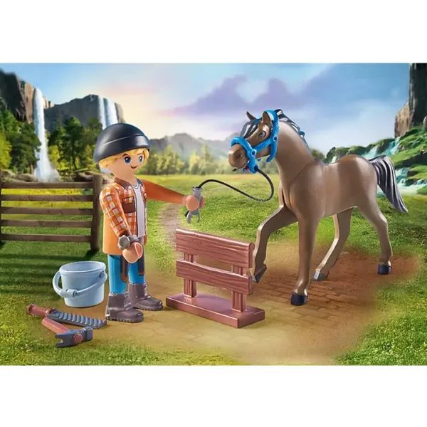 Playmobil: Maniscalco Ben & Achille (71357) immagine 4