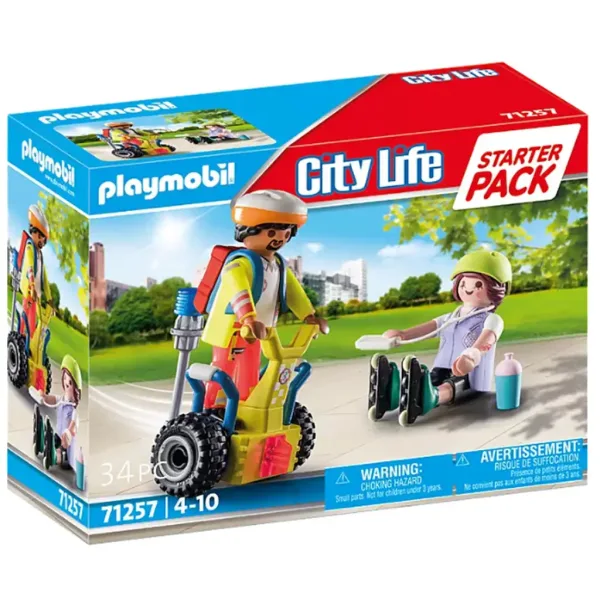 Playmobil: Starter Pack - Operazione di salvataggio con Segway (71257) immagine 1