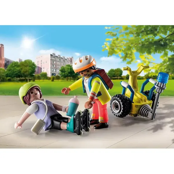 Playmobil: Starter Pack - Operazione di salvataggio con Segway (71257) immagine 4