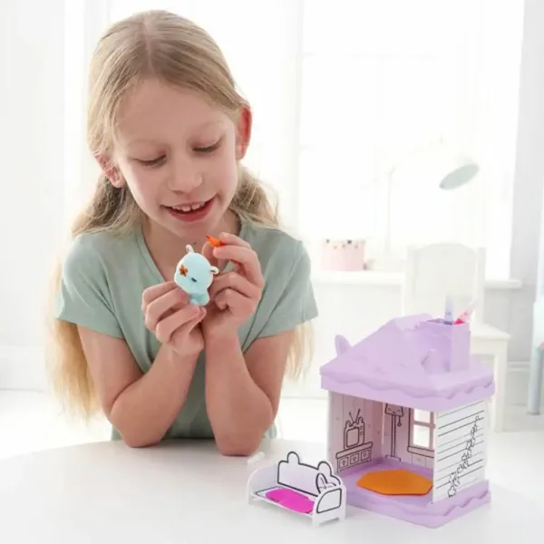 Playmonster: Set da gioco salotto dellippopotamo Fuzzikins immagine 3