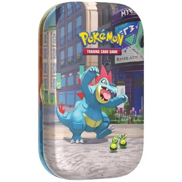 Pokémon TCG: Lumiose City Mini Tin – confezione di carte collezionabili in scatola di metallo, varie versioni, 1 pezzo immagine 3