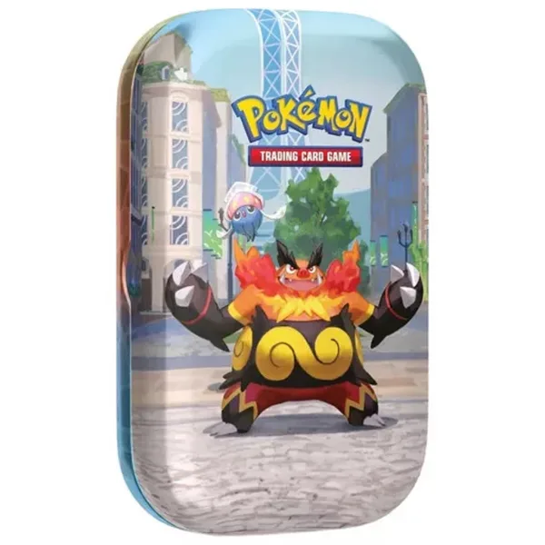 Pokémon TCG: Lumiose City Mini Tin – confezione di carte collezionabili in scatola di metallo, varie versioni, 1 pezzo immagine 4