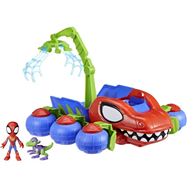 Póki e i suoi meravigliosi amici: Auto Crawler con figura di Póki e Raptor - Hasbro immagine 3
