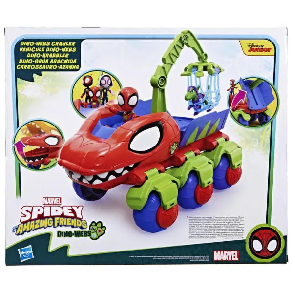 Póki e i suoi meravigliosi amici: Auto Crawler con figura di Póki e Raptor - Hasbro immagine 4