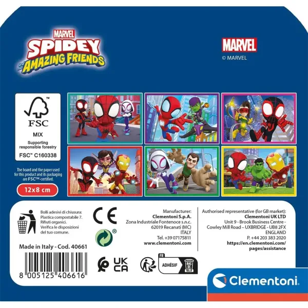 Póki e i suoi meravigliosi amici set di 6 cubi da favola - Clementoni immagine 2