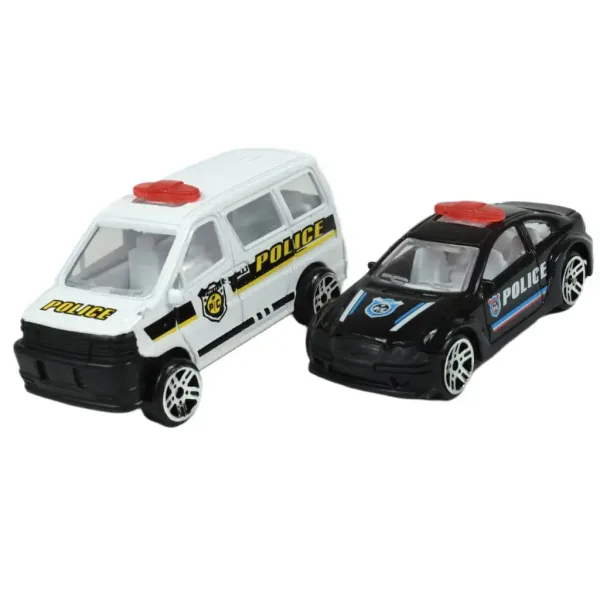 Police Brigade: Set di macchinine della polizia con accessori immagine 2