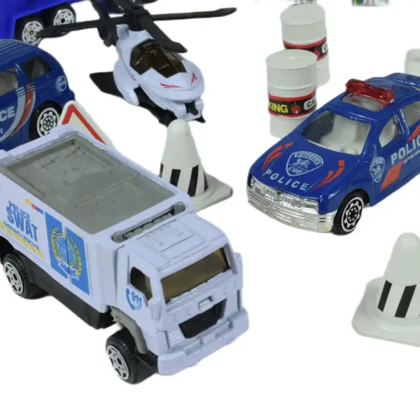 Police Squad: Set da gioco della polizia con veicoli e accessori in due varianti immagine 7
