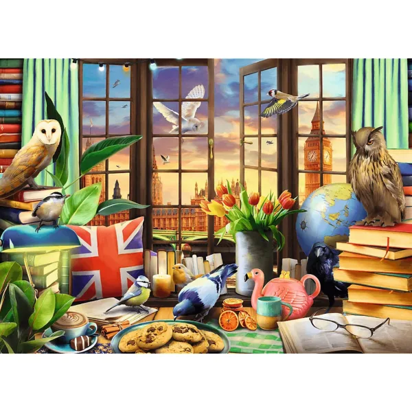 Pomeriggio inglese puzzle Premium Plus Quality da 1000 pezzi - Trefl immagine 2