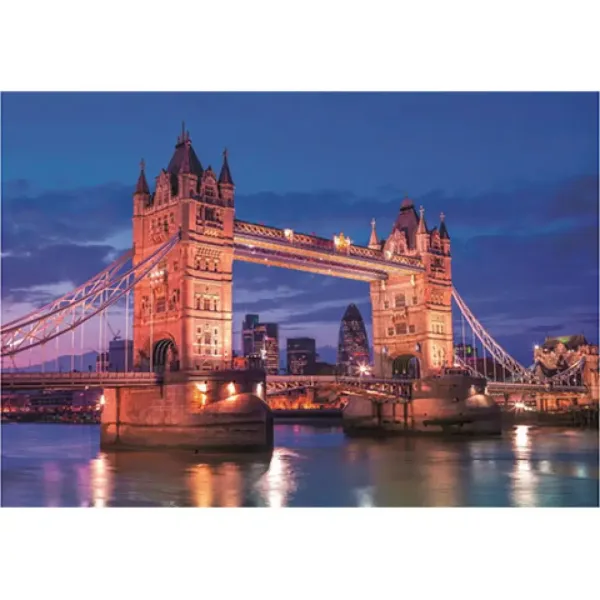 Ponte di Tower, Londra HQC puzzle 1000 pezzi - Clementoni immagine 2