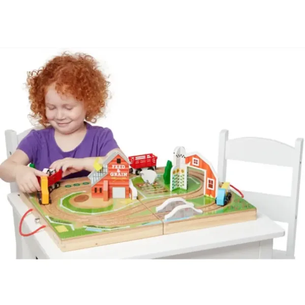 Porta con te set da gioco fattoria in legno - Melissa & Doug immagine 2