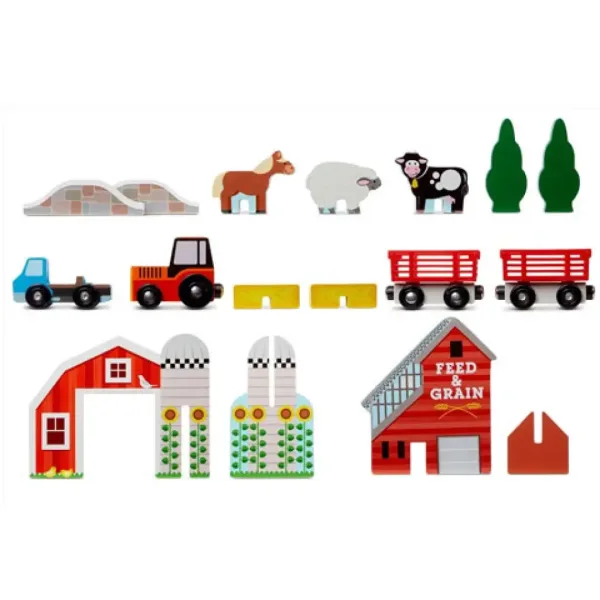 Porta con te set da gioco fattoria in legno - Melissa & Doug immagine 3