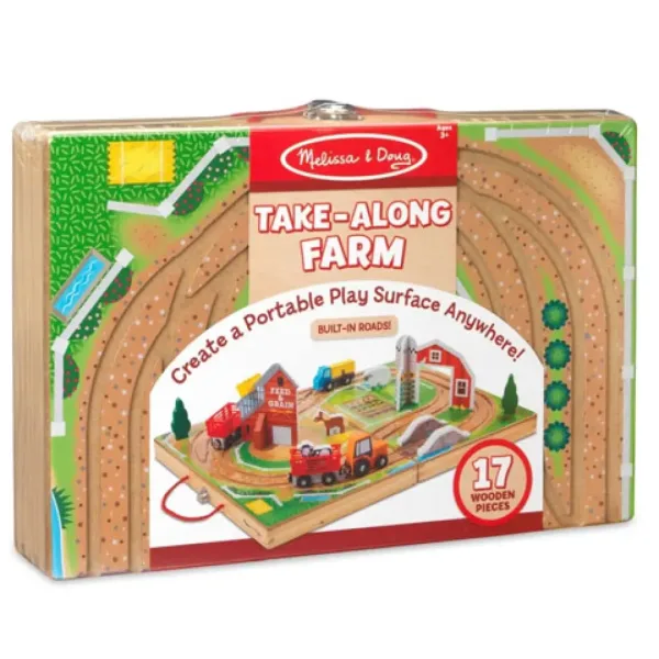 Porta con te set da gioco fattoria in legno - Melissa & Doug immagine 4