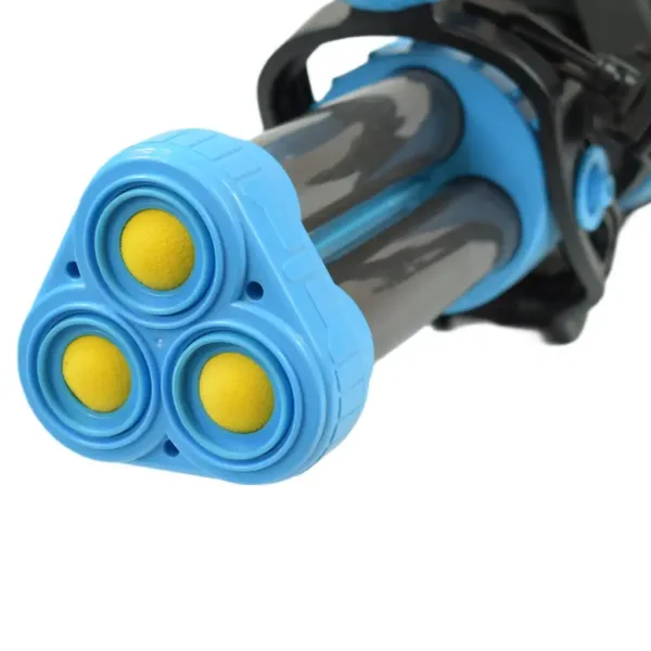 Power Popper Gun: Pistola a tre colpi con proiettili di spugna da 55 cm immagine 5