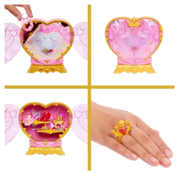 Principesse Disney: Bambola Sorpresa dal Cuore Puro - Belle - Mattel immagine 3