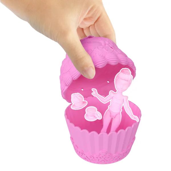 Principesse Disney: Mini bambola cupcake sorpresa 1 pz - Mattel immagine 3