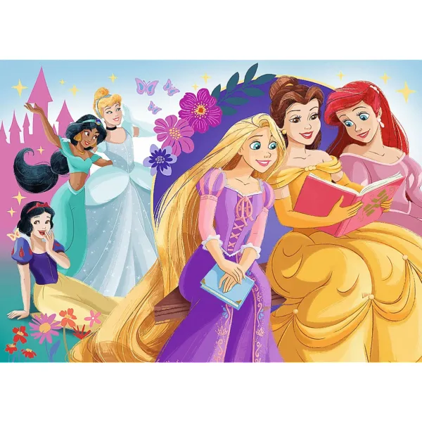 Principesse Disney puzzle glitterato da 100 pezzi - Trefl immagine 2