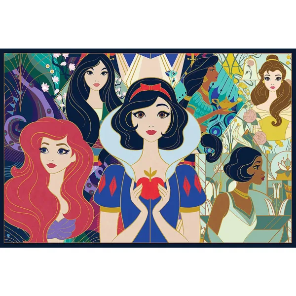 Principesse incantevoli Disney puzzle 2x200 pezzi - Trefl immagine 3