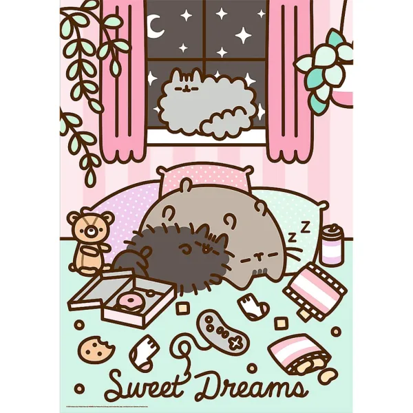 Pusheen sogni dolci puzzle Premium Plus Quality da 1000 pezzi - Trefl immagine 2