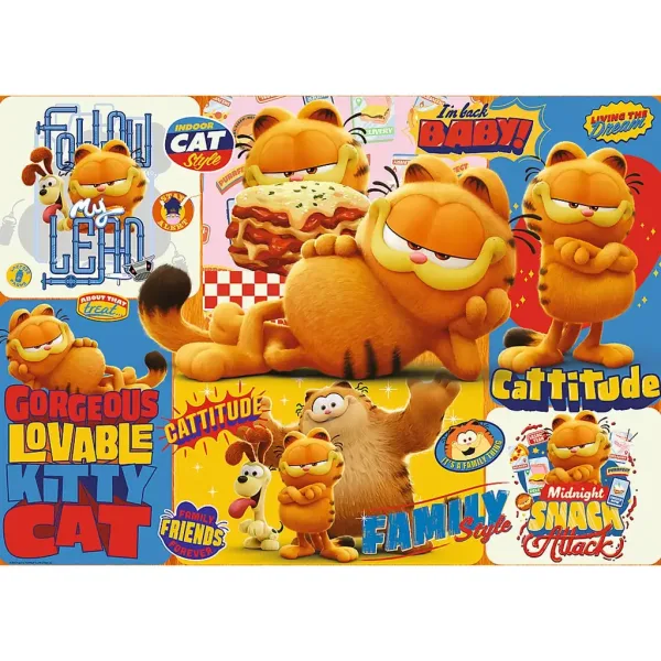 Puzzle 1000 pezzi Garfield avventure - Trefl immagine 2