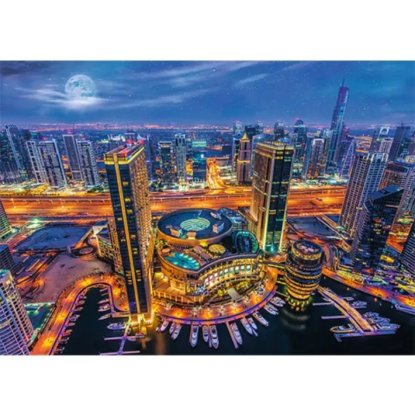 Puzzle 2000 pezzi "Luci di Dubai" - Trefl immagine 2