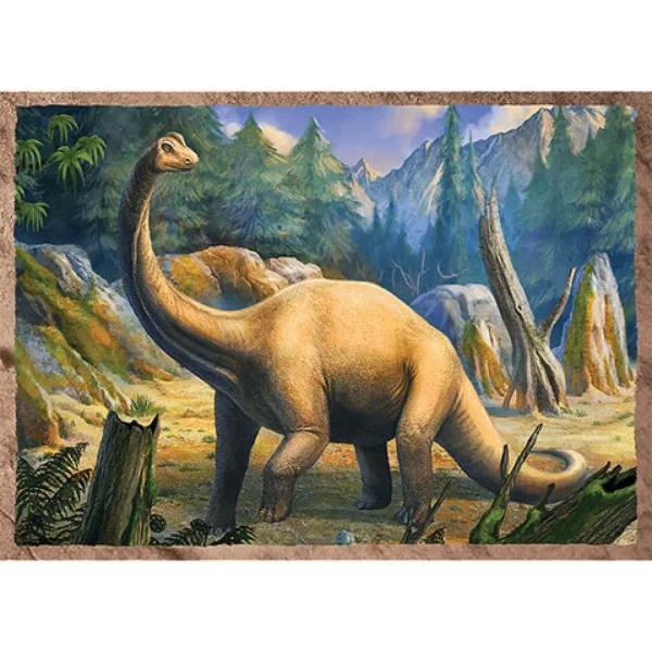 Puzzle 4 in 1 Dinosauri Interessanti - Trefl immagine 4