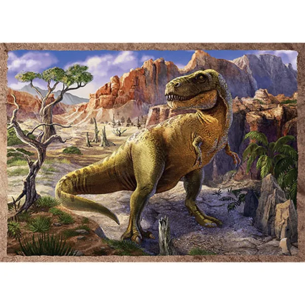 Puzzle 4 in 1 Dinosauri Interessanti - Trefl immagine 5