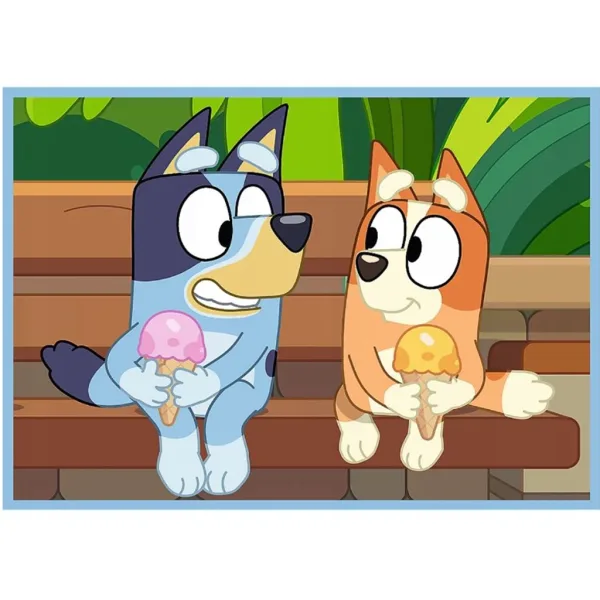 Puzzle "Bluey e il suo mondo" 4 in 1, 12-15-20-24 pezzi - Trefl immagine 2