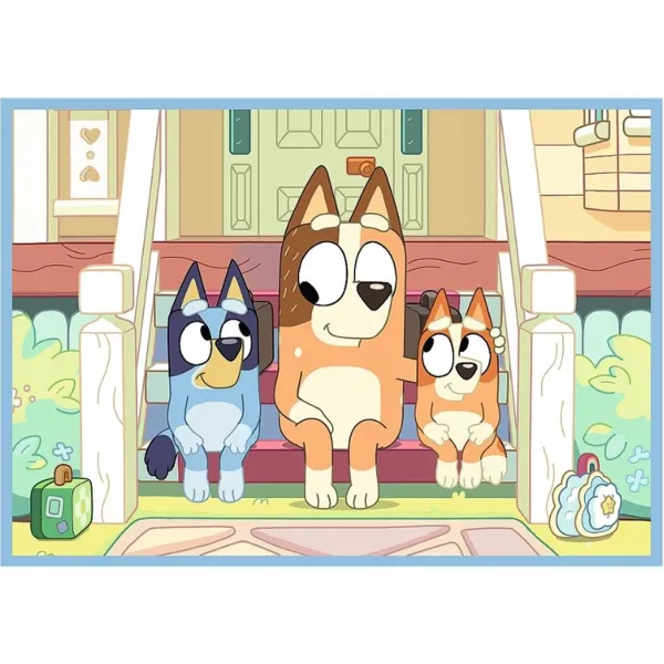 Puzzle "Bluey e il suo mondo" 4 in 1, 12-15-20-24 pezzi - Trefl immagine 3