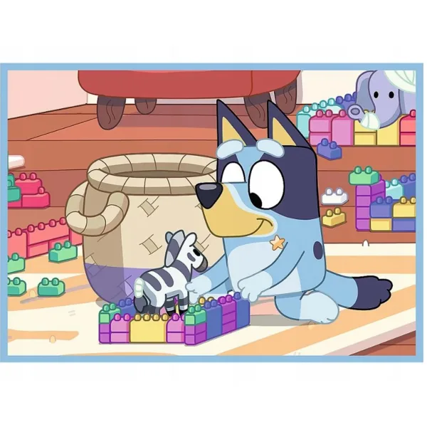 Puzzle "Bluey e il suo mondo" 4 in 1, 12-15-20-24 pezzi - Trefl immagine 5