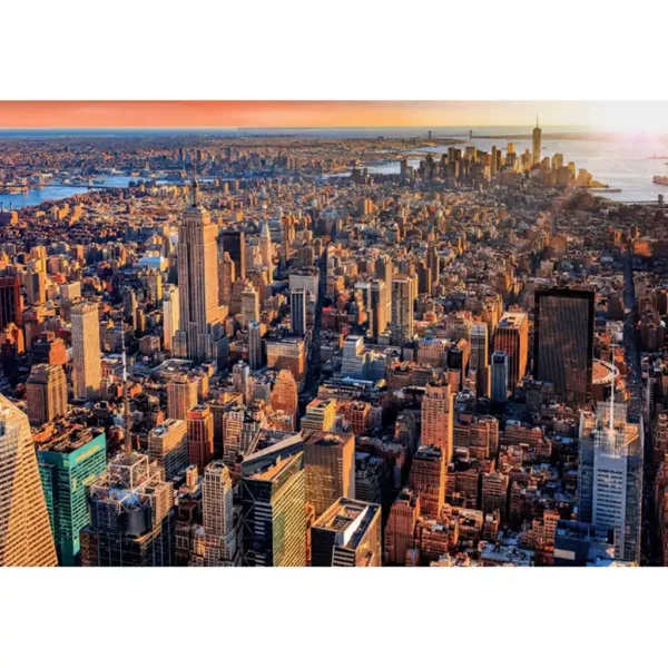 Puzzle HQC da 1000 pezzi degli edifici di New York - Clementoni immagine 2