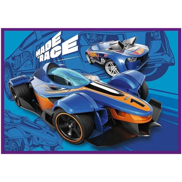 Puzzle Hot Wheels auto da corsa 4 x 250 pezzi - Trefl immagine 2