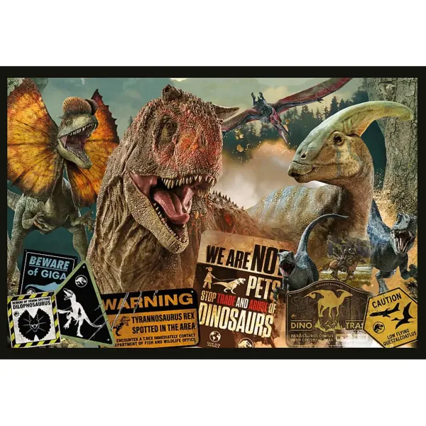 Puzzle Jurassic World 2x200 pezzi - Trefl immagine 2