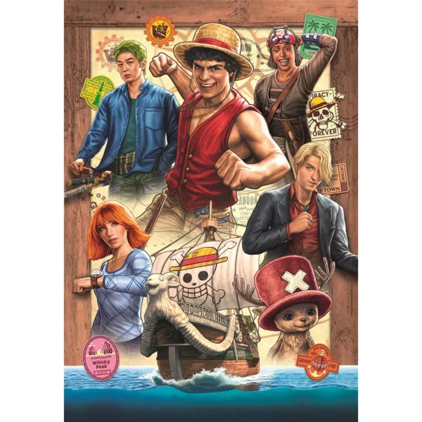 Puzzle One Piece - La ciurma da 300 pezzi - Clementoni immagine 2