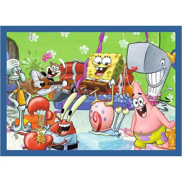 Puzzle SpongeBob 4 in 1 con 35-48-54-70 pezzi - Trefl immagine 2