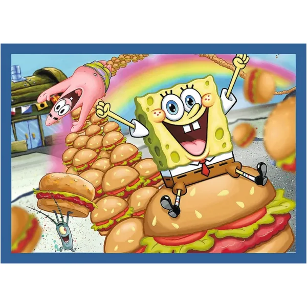 Puzzle SpongeBob 4 in 1 con 35-48-54-70 pezzi - Trefl immagine 3