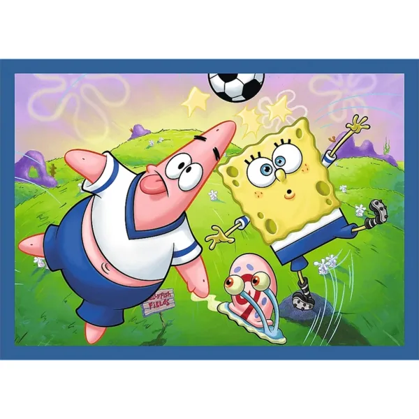 Puzzle SpongeBob 4 in 1 con 35-48-54-70 pezzi - Trefl immagine 5