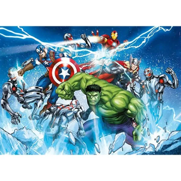 Puzzle Super Color 104 pezzi Avengers - Clementoni immagine 2