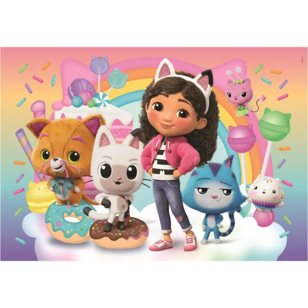 Puzzle Supercolor "La casetta di Gabi" 2x20 pezzi - Clementoni immagine 2