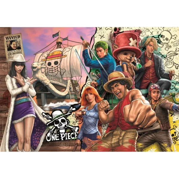 Puzzle Supercolor One Piece da 180 pezzi - Clementoni immagine 2