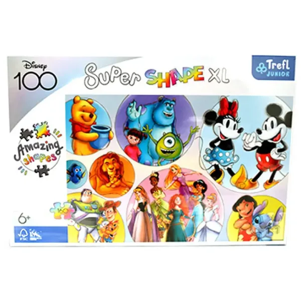 Puzzle XL 160 pezzi - Personaggi Disney+ Colori - Trefl immagine 1