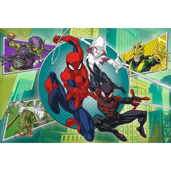Puzzle da 100 pezzi Spider-Man e i suoi amici - Trefl immagine 2
