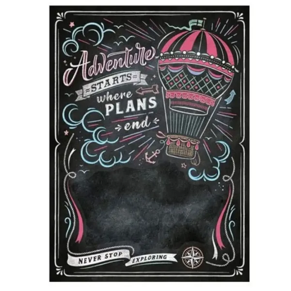 Puzzle da 1000 pezzi Blackboard Travel - Clementoni immagine 2