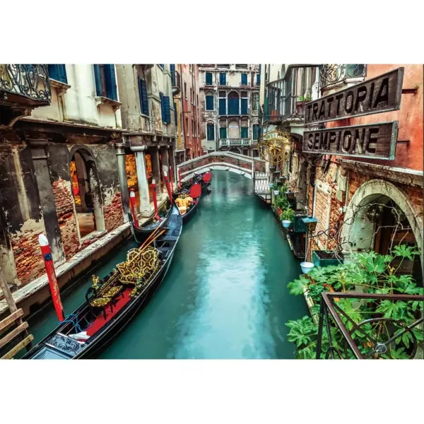 Puzzle da 1000 pezzi "Canale di Venezia" - Clementoni immagine 2