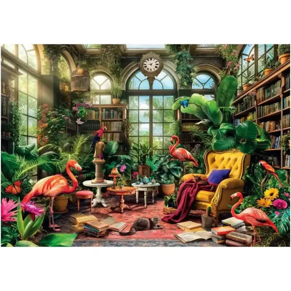 Puzzle da 1000 pezzi HQC Biblioteca delle serre - Clementoni immagine 2