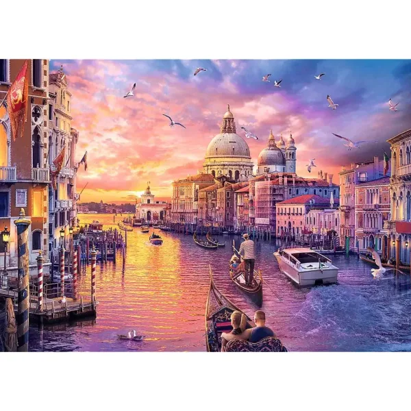 Puzzle da 1000 pezzi Il fascino di Venezia - Trefl immagine 2